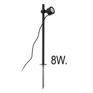 Moss Standaard 60cm Zwart LED 8W 3000K Richtbaar - Tuinspot