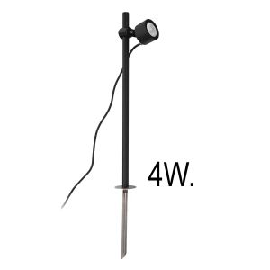 Moss Standaard 60cm Zwart LED 4W 3000K Richtbaar - Tuinspot