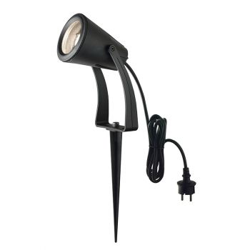 Prikspot, polymeer, gu-10, zwart